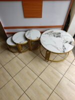 Marble Nest Of Stools - Image 2