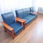 Blue Open Sofa