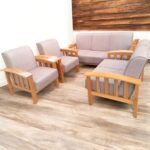 7 Seater Brown Open Sofa
