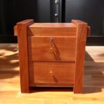 Mahogany Side Bed Drawer