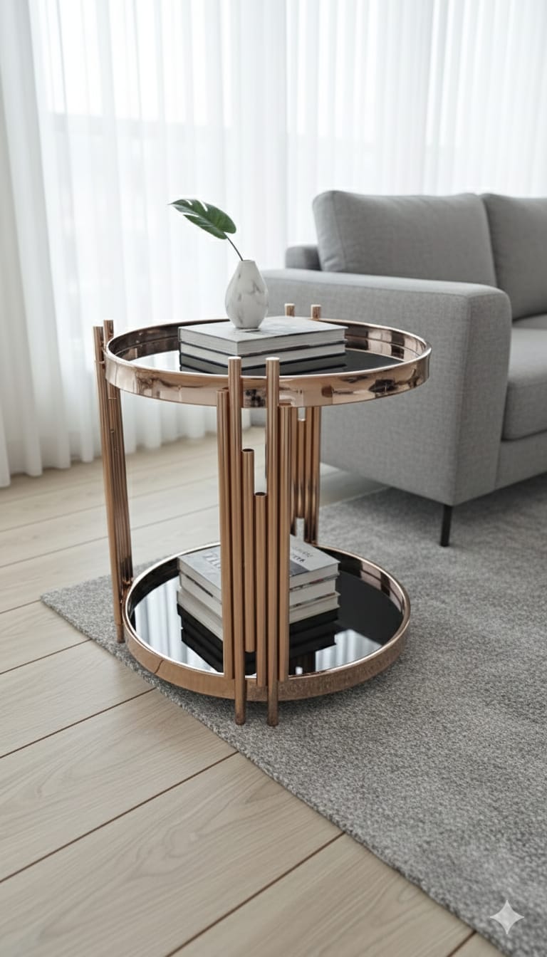WhatsApp Image 2025-12-16 at 11.37.47 Marble Side Table - Image 1