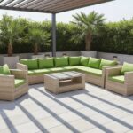 L-Shaped Gazebo Set