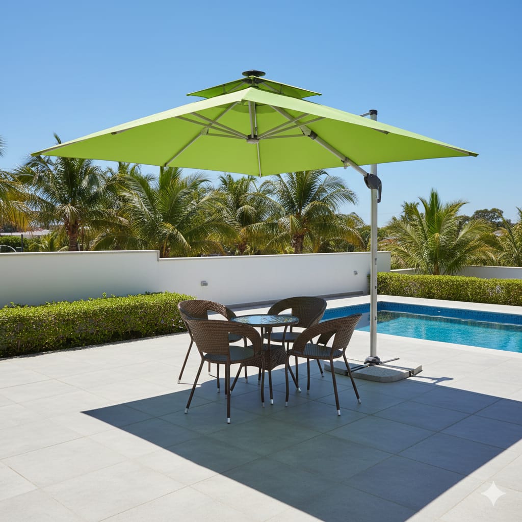 WhatsApp Image 2026-01-15 at 12.31.09 Solar Umbrella & Bistro Set - Image 1