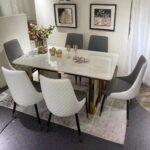 6 Seater Marble Top