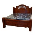 6by6 mahogany solid wood bed