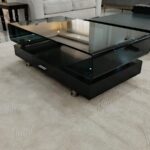 Curved Glass Table