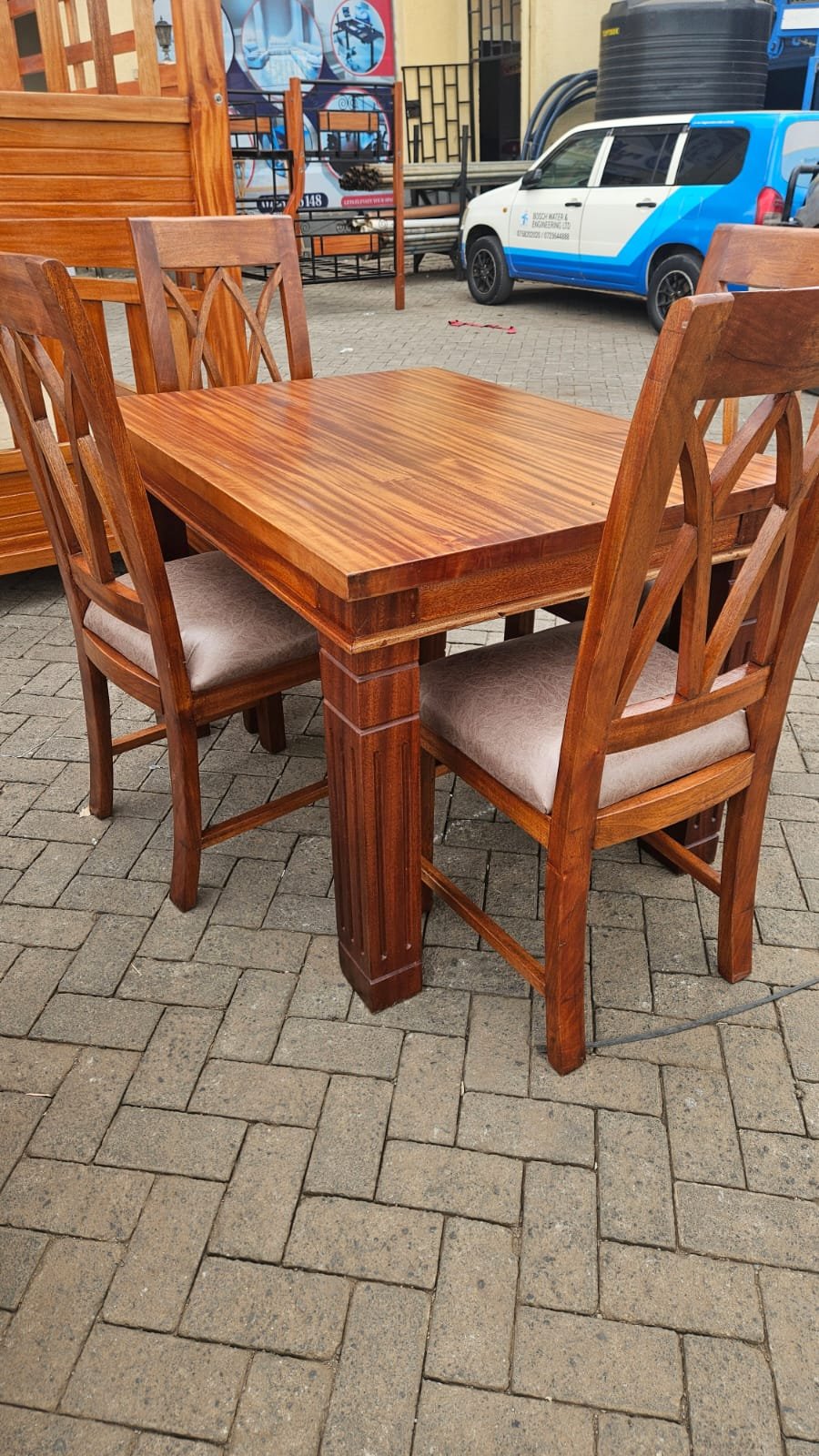 2026/06/1000118892.jpg Mahogany Dining Set - Image 1