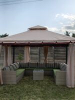 Gazebo 4by4 with 12-Seater Outdoor Set