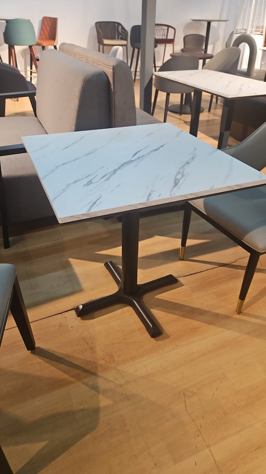2026/08/1000130724.jpg Restaurant Table 700 by 700cm diameter
laminated waterproof board - Image 1